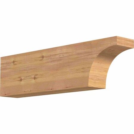 Ekena Millwork Huntington Smooth Rafter Tail, Western Red Cedar, 5 1/2"W x 10"H x 36"L RFT06X10X36HUN00SWR